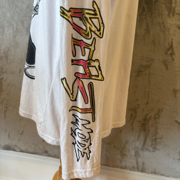 Popeye Cartoon Graphic Long Sleeve Shirt Sz L - Picture 9 of 10